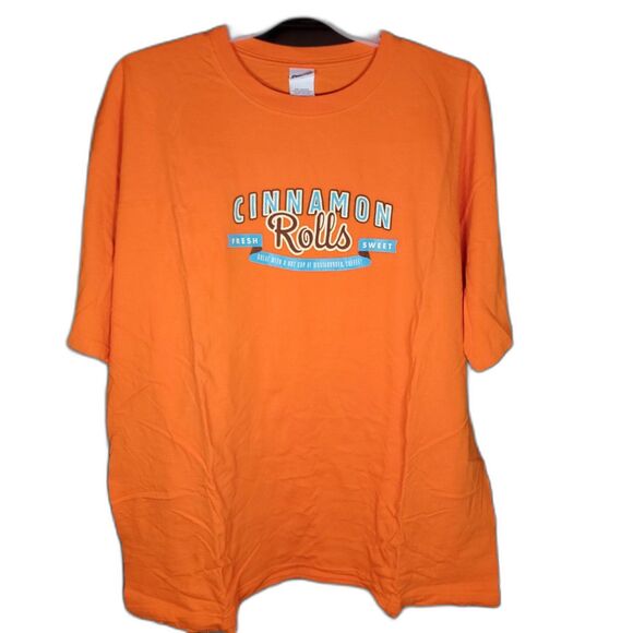 Whataburger Tee Orange Cinnamon Rolls Short Sleeve - Size 3XL - Picture 2 of 5